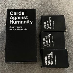 Cards Against Humanity with 3 expansions